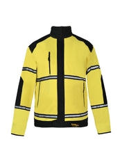 Yellow and Black Reflective Outerwear
