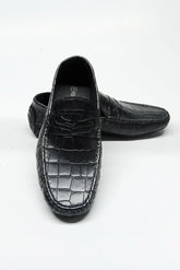 CROCODILE LEATHER LOAFER