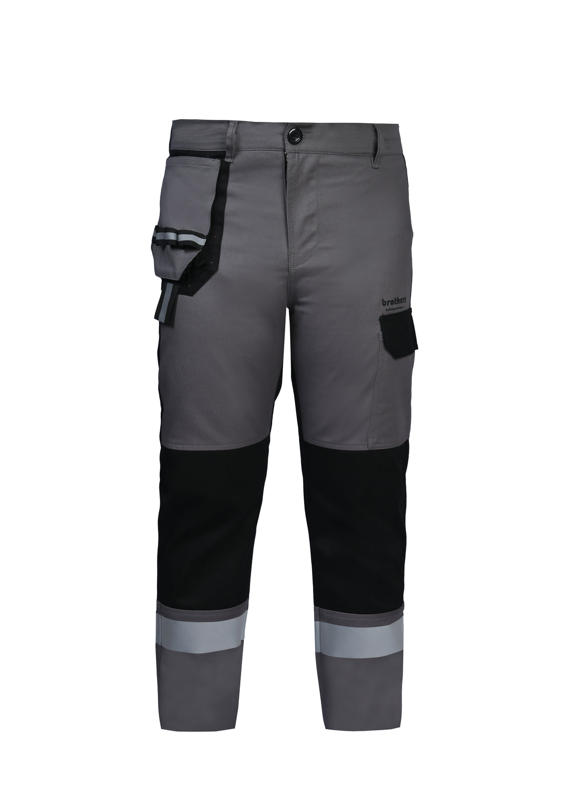 Black and Grey Safety Work Trousers