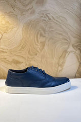 Mens PU Leather Brogue Sneaker