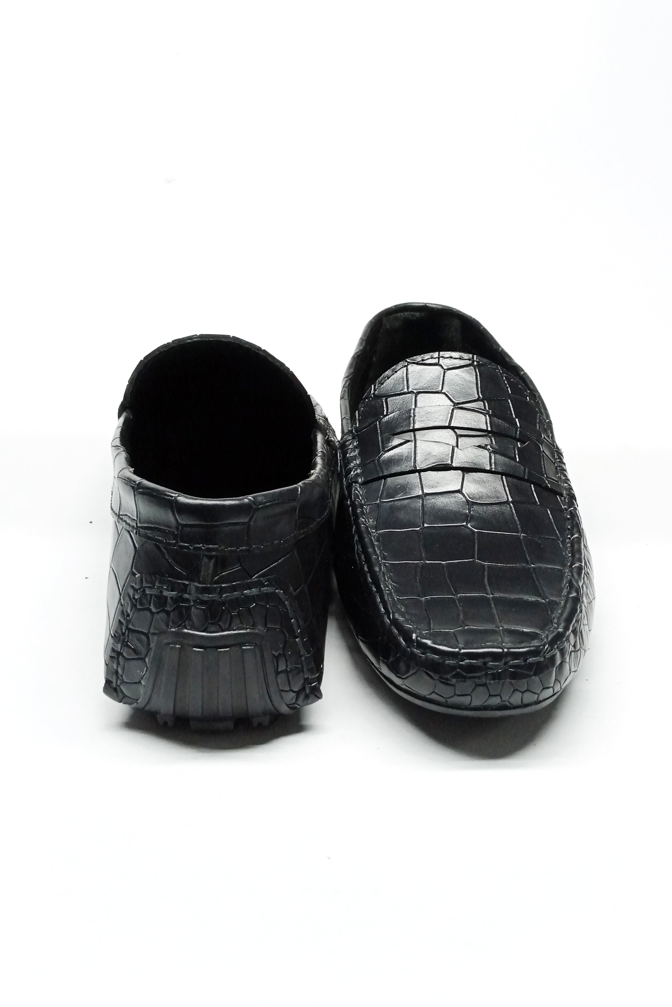 CROCODILE LEATHER LOAFER